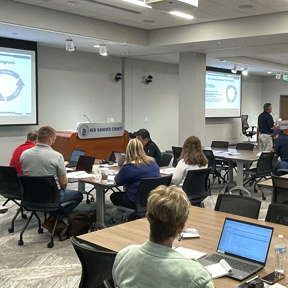 Public Assistance financial administration training session